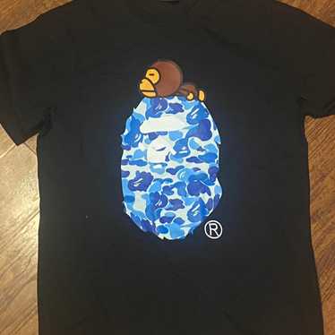 Bape blue camo t - Gem
