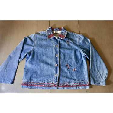 ジャケット・アウター 90s chico's design denim jacket y2k NEW ARRIVAL】 90s 