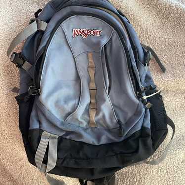 y2k 00s old jansport one shoulder bag 青系 VINTAGE Jansport Style 80s 90s Blue RUCKSACK Backpack With