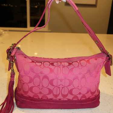 バッグ Coach Soho pink Hobo Shoulder Bag Coach Soho pink Hobo Shoulder Bag