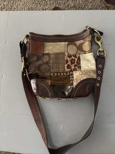 Coach signature patchwork crossbody - Gem