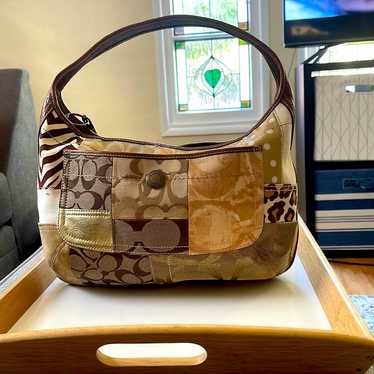 バッグ Coach Patchwork Signature shoulderbag405 Coach | Bags | Coach Signature Patchwork Shoulder Bag