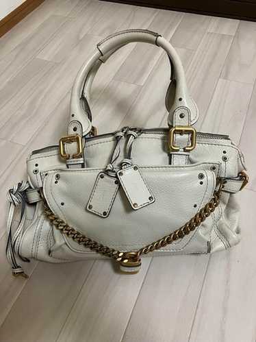 Chloé Paddington Medium Hand Bag White chloe-white-leather-paddington