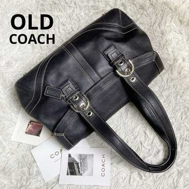 極美品 vintage coach old mini Boston soho Coach signature soho boston - Gem