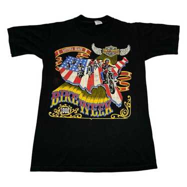 Vintage Jerzees Harley Davidson Tee, small, single st… - Gem