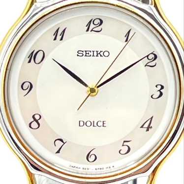 セイコー クォーツ DOLCE 5E31-6B30 メンズ腕時計 セイコー ドルチェ 5E31-6D30 腕時計 クォーツ レザーベルト