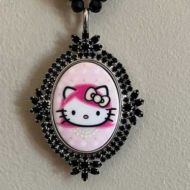 TARINA TARANTINO Hello Kitty pink head necklace Japan - Gem