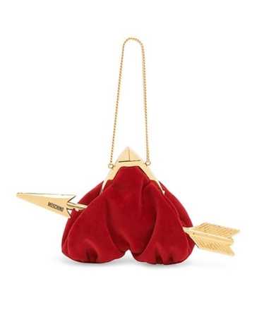 MOSCHINO ハートミニバッグ レア Moschino Heart Biker Bag | Black | FARFETCH JO