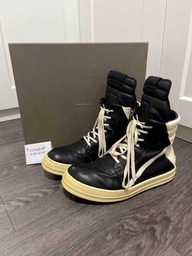 靴 RickOwens GEOBASKET 44 Rick Owens EDFU Jumbo Lace Transparent Geobasket 44 | eBay