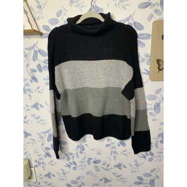 Clich Color Block Turtleneck Pullover Sweater Siz… - image 1