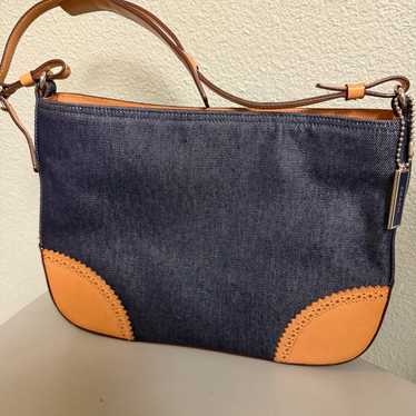 バッグ Coach Denim Signature Shoulder Bag y2k バッグ Coach Denim Signature Shoulder Bag y2k Coach Swinger