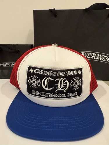 【Chrome Hearts】国内即発Hollywood Trucker Hat Chrome Hearts CH Hollywood Trucker Hat Black/Black - US