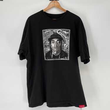 ✅Nipsey Hussle ラップ Tシャツ 両面プリント Vintage 黒 Nipsey Hussle Crew Neck T-shirt Medium Black Classic Hip-hop