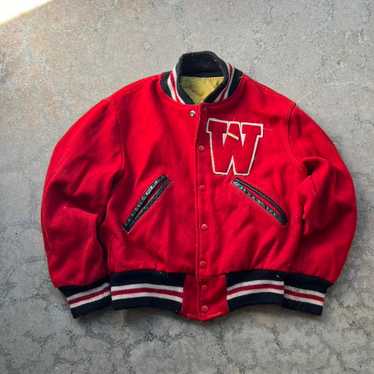 Vtg 80s varsity jacket - Gem