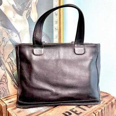 バッグ Vintage Coach Bleeker Shoulder Bag Black Authentic Vintage Coach Bleeker 11415 Smooth Black Leather