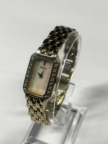 時計 vintage seiko exceline 2p diamond watch Seiko Ladies Watch Exceline 2P Diamond Combination Belt | eBay