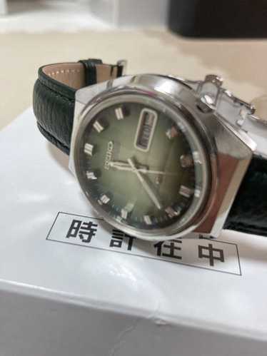 タク SEIKO ACTUS SS 21JEWELS Vintage Seiko 5 Actus 21 Jewels Day Date Gold Automatic Mens Watch