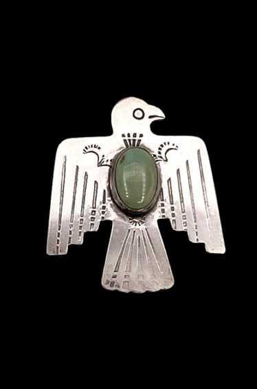Vintage, navajo, thunderbird, pin - Gem