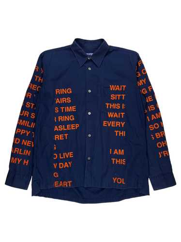トップス vintage poem long sleeve junya watanabe Junya Watanabe Poem Long-Sleeve Shirt | WHAT'S ON THE STAR?