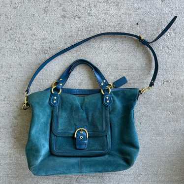 バッグ Coach Campbell Satchel in Mineral Blue Coach Campbell Satchel in Mineral Blue|mercariメルカリ官方