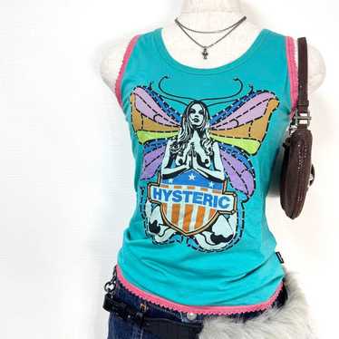 Y2K ヒス ロンT 00’s 90’s hysteric glamor y2k❤️ HYSTERIC GLAMOUR ヒスガール ラメ ロゴ ロンT