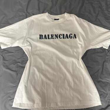 BALENCIAGA ホワイト Tシャツ Lサイズ Balenciaga Balenciaga white men's oversize t shirt size L