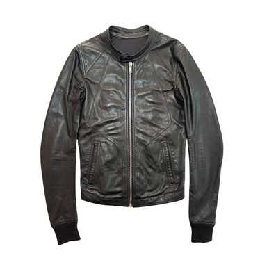 RICK OWENS INTARSIA レザージャケット 46 Rick Owens 'Intarsia' Calf Leather Jacket (FW2014) – VILIS