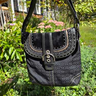 COACH vintage スエード　2way ワンハンドル　バッグ　ソーホー Vintage coach suede soho - Gem