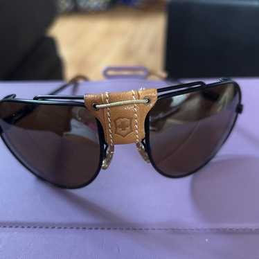 レア☆ビンテージスイスアーミーサングラス　SWISS ARMY 4000 Vintage Swiss Army Sunglasses Aviator 4000 Men - Red W