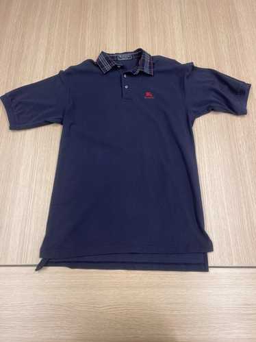 トップス Burberry 90s polo tee Vintage 90s Thomas Burberry Collar Polos Tee Embroidery Logo
