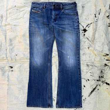 ディーゼル　デッドストック　新品　ZATHAN Vintage Diesel Zathan Selvedge Bootcut Blue Jeans *Mens 38