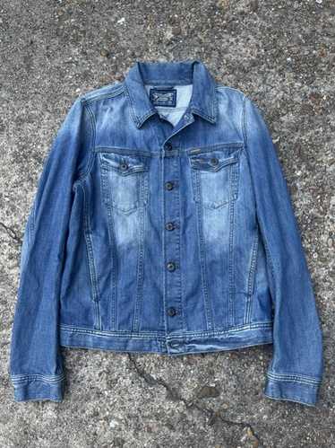 ジャケット・アウター Vintage Diesel 90 denim jacket XXL Vintage 90s Diesel Denim Trucker Jacket - Mid Blue, Silver