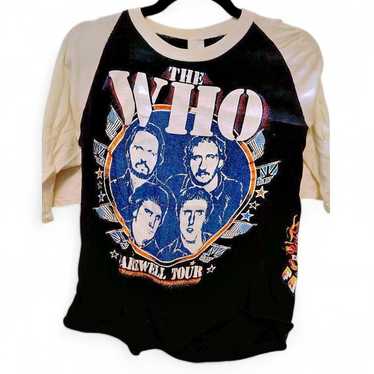 vintage the who 1982 tour t shirt - Gem