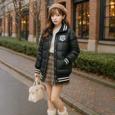 LIZLISA Doll リズリサ ダウンベスト 平成ギャル 黒 BLACK LIZLISA Doll リズリサ ダウンベスト 平成ギャル 黒 BLACK LIZ