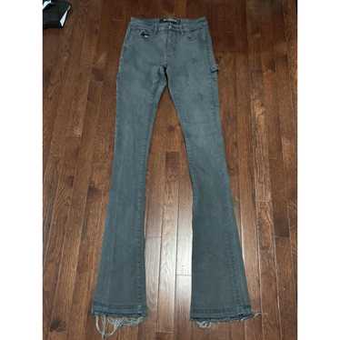 バラバサスWashed Stacked Flare Jean 28 DAPPER” STACKED FLARE JEAN RED WASHED – Valabasas