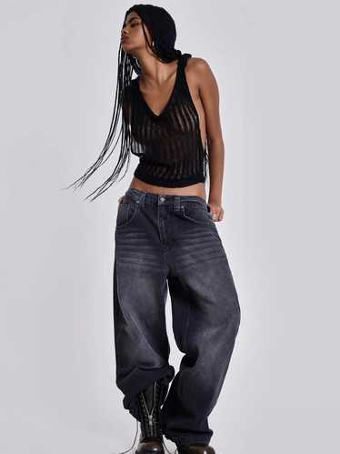 パンツ Jaded London Black denim 28 JADED LONDON(ジェイデッドロンドン) ブーツカットデニムパンツ