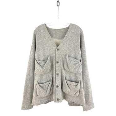 NUMBER NINE ALPACA KNIT BIG CARDIGANサイズ3 Number (N)ine Number nine WOOL ALPACA RIPPED KNIT CARDIGAN