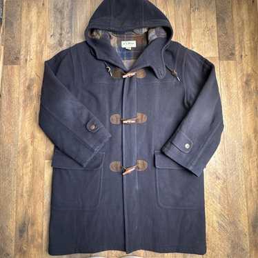 ジャケット・アウター 1950's Vintage  Navy Duffle Coat 1940s True Vintage Mens Navy Blue Wool Mackintosh Duffle