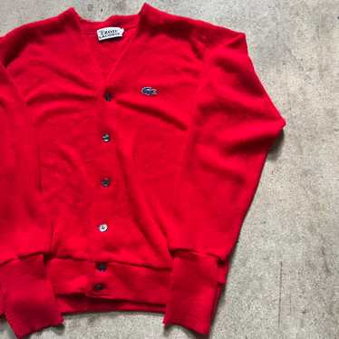 Lacoste red vintage cardigan - Gem