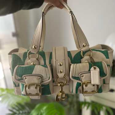 バッグ coach 65th anniversary legacy green mini Coach legacy 65th anniversary - Gem