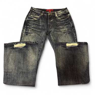 【美品】Jaded London ダメージデニム 28 JADED LONDON(ジェイデッドロンドン) Washed Drift Jeans デニム