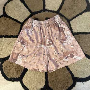 Bravest studios LV ロゴプリント ショートパンツ Bravest studios LV ロゴプリント ショートパンツ