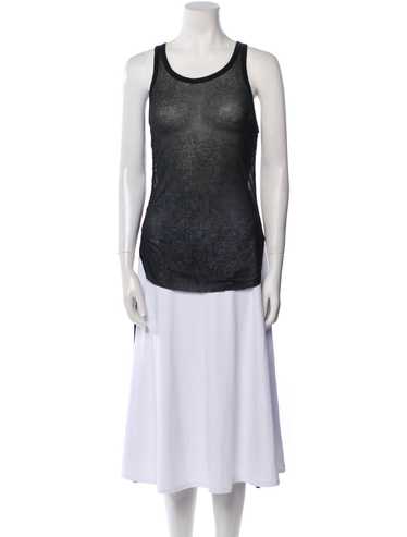 ANN DEMEULEMEESTER ブラック レイヤードタンクトップ 36 ANN DEMEULEMEESTER ブラック レイヤードタンクトップ 36 2025年