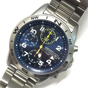 SEIKO ミニタリークロノ　7T92-0DX0　フェースのみ　稼働品　OJ76 SEIKO ミニタリークロノ 7T92-0DX0 フェースのみ 稼働品 OJ76