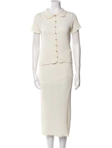 Source Unknown Two-Piece Skirt Set Neutrals - image 1