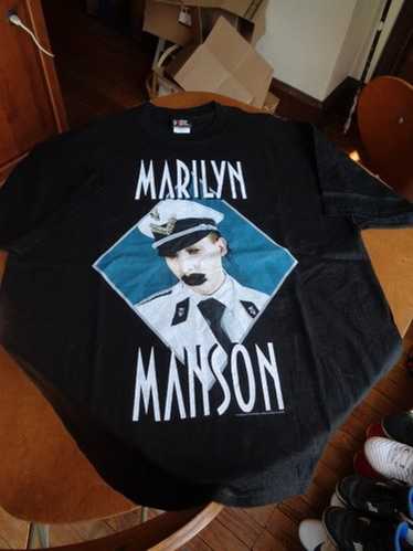 【00s】MARILYN MANSON vintage tシャツgiant XL Vintage Giant Marilyn Manson T-shirt Holy Wood Era Vintage