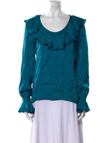Saint laurent vintage yves ruffle blouse - Gem