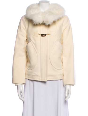 BLUGIRL BLUMARINE ファー付きジャケット Blugirl blumarine jacket with - Gem