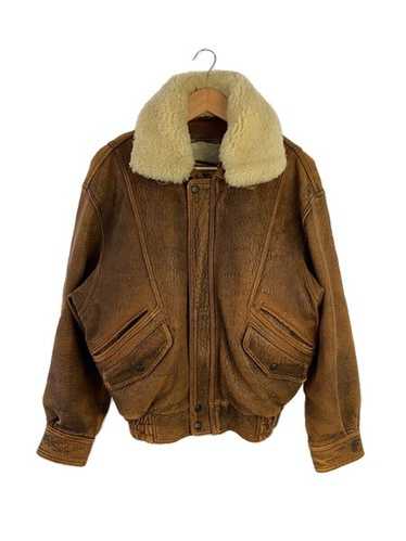 90s ITALY製 ROBO A-2 レザージャケット SIZE M Mens robo leather jacket - Gem