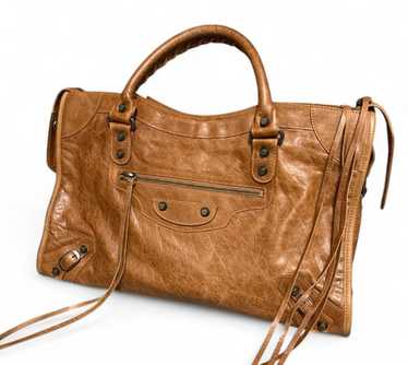 バッグ BALENCIAGA The City 2way 115748 Bag Balenciaga City 115748 ivory beige Leather 2Way Shoulder